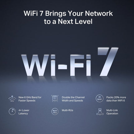 Mercusys BE9300 Dual Band Wi-Fi 7 Router