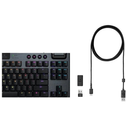 Logitech G915 TKL LIGHTSPEED Wireless RGB Mechanical Gaming Keyboard - Clicky