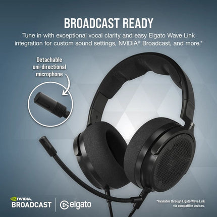 Corsair VIRTUOSO PRO Wired Open Back Streaming Gaming Headset