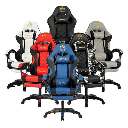 Royal Ergonomic Design Gaming Chair with Footrest