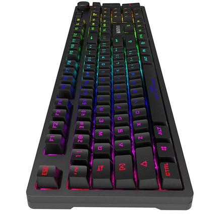 MARVO KG954 EN (Red Switch) Full Size Mechanical Gaming Keyboard with Detachable USB Type-C Cable - Black