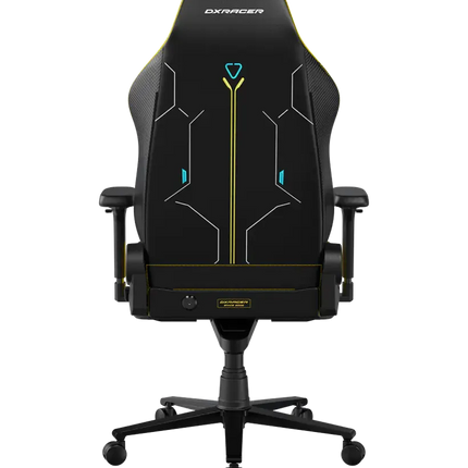 DXRacer MARTIAN Series Electric Adjustable Backrest Large Gaming Chair - Black/Yellow