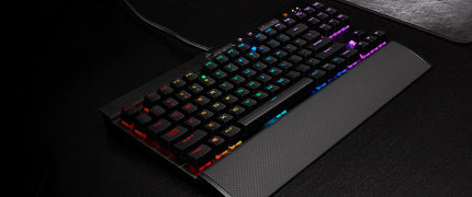 Corsair K65 RGB RAPIDFIRE TKL Wired Mechanical Gaming Keyboard (CHERRY MX Speed RGB) - Black