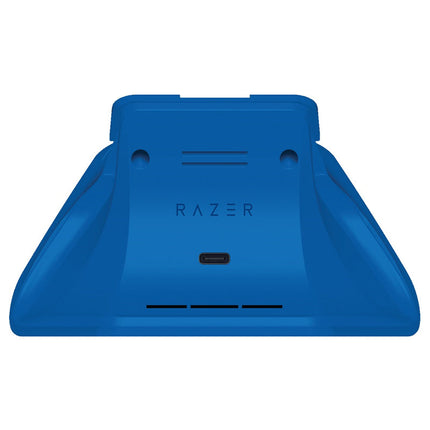 Razer Essential Wired Headset and Quick Charger for Xbox Controllers gaming Bundle -  Shock Blue