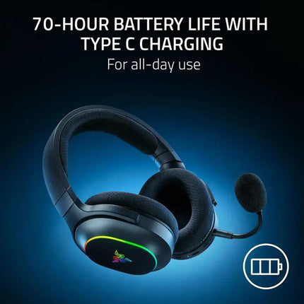 Razer Barracuda X Chroma Wireless Multi-Platform Gaming Headset for PC, PS4/PS5, Switch - Black
