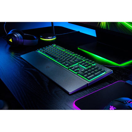 Razer Ornata V3 X Low-profile Membrane Wired RGB Gaming Keyboard (US Layout) - Black