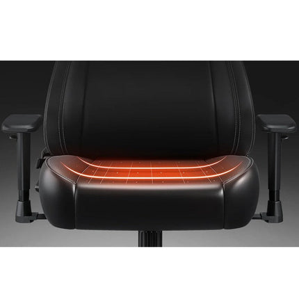 Andaseat Novis Gaming Chair, PVC, Large - Black