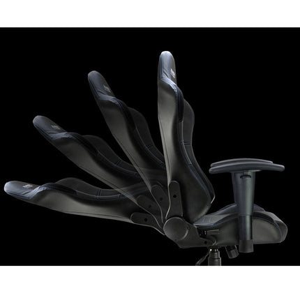 Dragon War GC-003 Ergonomic Racing Chair, 2D Armrest - Black