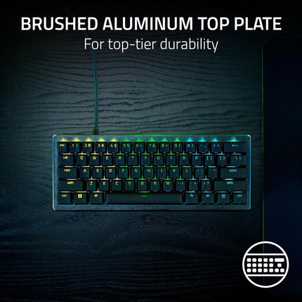 Razer Huntsman V3 Pro Mini 60% Wired RGB Analog Optical Esports Gaming Keyboard (US Layout) - Black