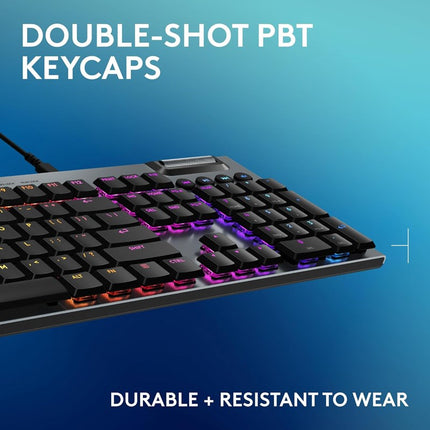 Logitech G915 X Wired Low Profile Mechanical Gaming Keyboard (Tactile Switch) - Black (US Layout)