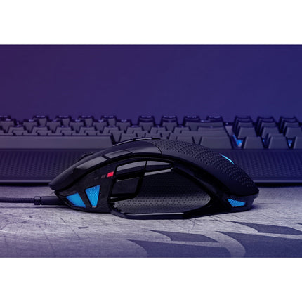 Corsair NIGHTSWORD RGB, Optical, 18000DPI Tunable FPS/MOBA Gaming Mouse - Black