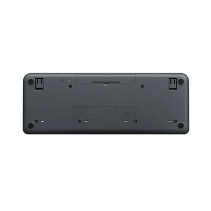 Logitech K250 Wireless/Bluetooth Keyboard, English/Arabic - Graphite