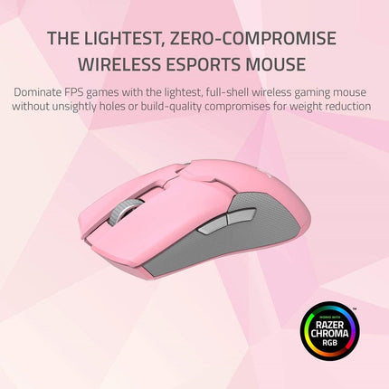Razer Viper Ultimate Lightest Wireless Gaming Mouse & RGB Charging Dock  - Mercury