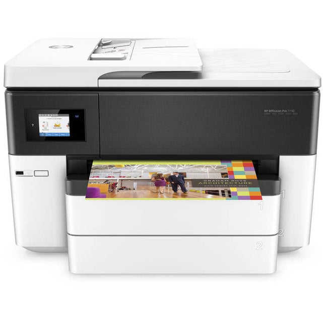 HP Color OfficeJet Pro 7740 Wide Format All-in-One Wireless Printer,HP ePrint,Apple AirPrint,Google Cloud Print,1 Yr