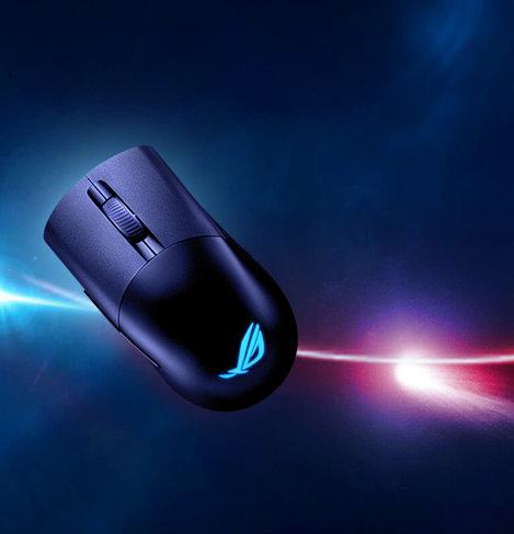 Asus ROG Keris Wireless AimPoint RGB Gaming Mouse - Black