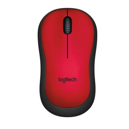 Logitech Wireless Mouse M220 SILENT - Red