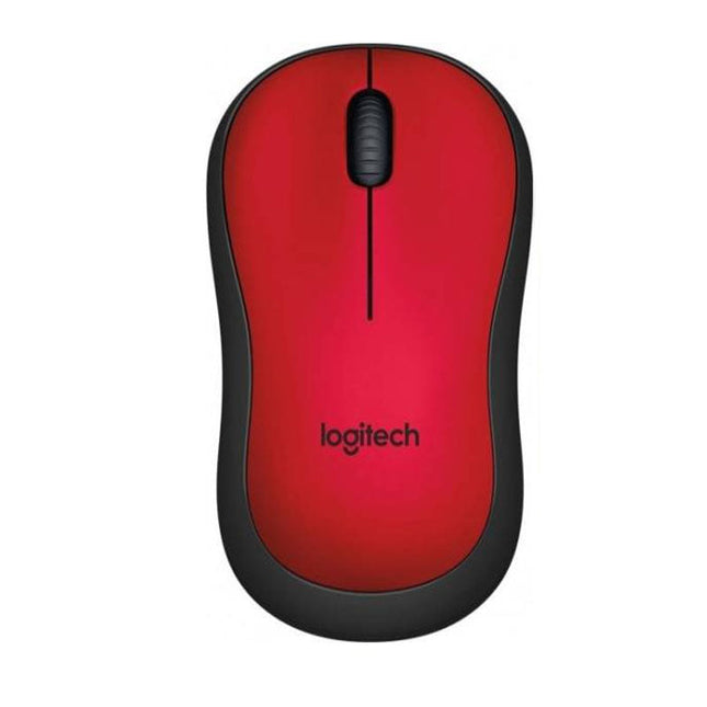 Logitech Wireless Mouse M220 SILENT - Red