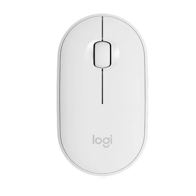 Logitech M350 Pebble Wireless Mouse - Off White