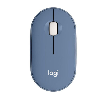 Logitech Pebble M350 Wireless Mouse - Blue/Grey