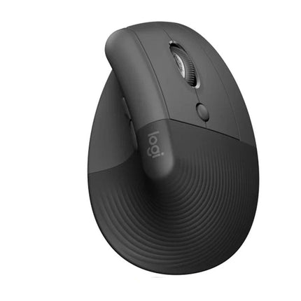 Logitech Lift Vertical Ergonomic Wireless & Bluetooth Mouse - Graphite