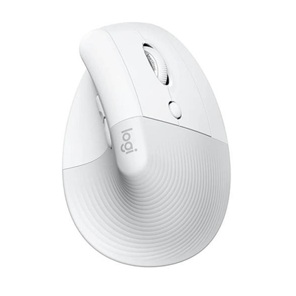 Logitech Lift Bluetooth Vertical Ergonomic Wireless Mouse - Off White