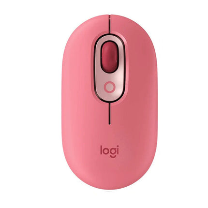 Logitech POP with Emoji Wireless/Bluetooth Mouse - Pink
