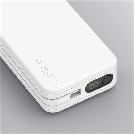Momax 1-Power Vital+ 10000mAh Battery Dual Built-in USB-C Cable