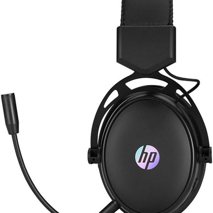 HP LED Backlight Multimedia Controls Wired Headset - Black