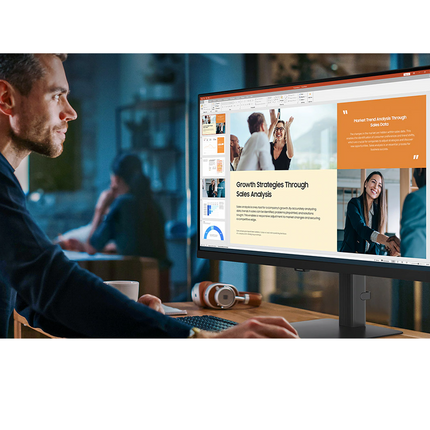 Samsung S60D 24" QHD ( 2560x1440 ) IPS ViewFinity High Resolution Flat Monitor, 100 Hz