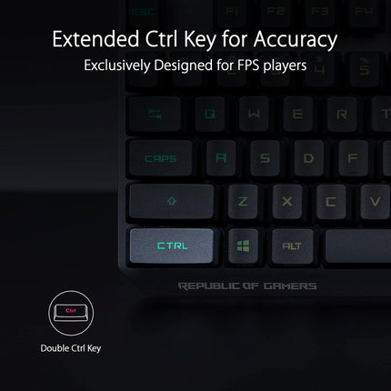 Asus ROG Strix X807 SCOPE RX TKL RGB Wireless Deluxe Mechanical Gaming Keyboard - Black