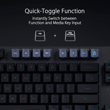 Asus ROG Strix X807 SCOPE RX TKL RGB Wireless Deluxe Mechanical Gaming Keyboard - Black