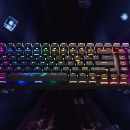 Asus ROG STRIX SCOPE II 96 RGB Wireless Mechanical Gaming Keyboard - Black (Arabic)