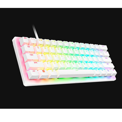 Razer Huntsman V3 Pro Mini 60% Wired RGB Analog Optical Esports Gaming Keyboard (US Layout) - White