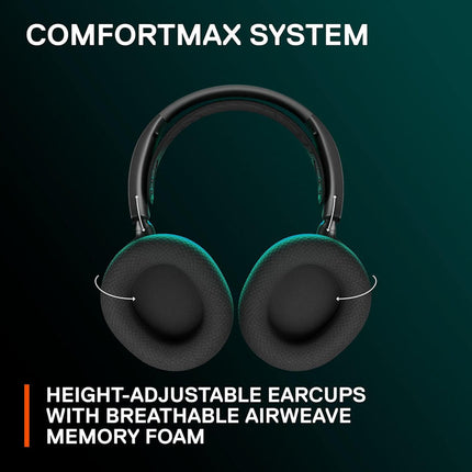 SteelSeries Arctis Nova 7 WIRELESS Gaming Headset for PC, Playstation & Xbox, USB-C dongle, Black