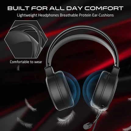 GAMEON GOT100 Ravenstrike RGB Gaming Headset - Black