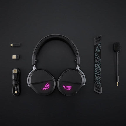 Asus ROG Pelta Wireless RGB Gaming Headset For PC, MAC, PS4/PS5, Switch - Black