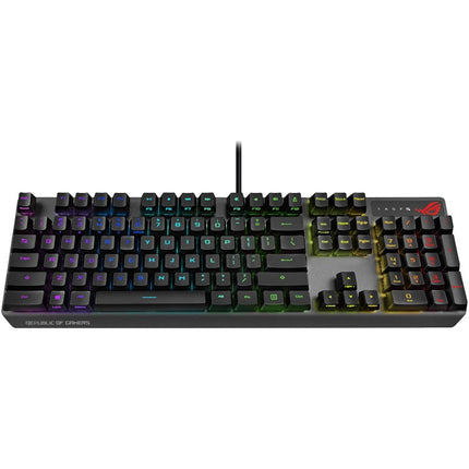 Asus ROG Strix Scope RX Wired RGB Optical Mechanical Gaming Keyboard (ROG RX RED Switches) - Black (Arabic Layout)