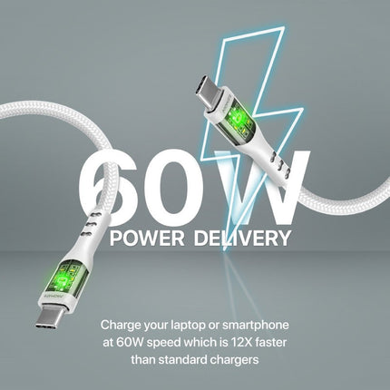 Promate TransLine CC 60W PD USB-C Cable