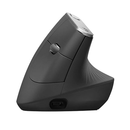 Logitech MX Vertical Advanced Ergonomic Bluetooth Wireless Mouse - Graphite