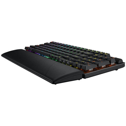 Asus ROG Strix Scope II 96 RX Wireless RGB Optical Mechanical Gaming Keyboard (ROG RX Blue Switch) (Arabic Layout) - Black