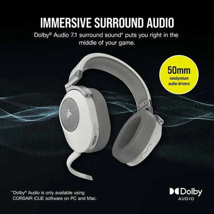 Corsair HS65 Wireless/ Bluetooth, 7.1 Surround Gaming Headset for PC
