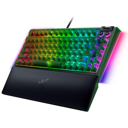 Razer BlackWidow V4 75% Hot-Swappable Wired Mechanical Gaming Keyboard - Phantom Green Edition