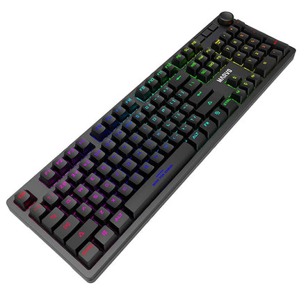 MARVO KG954 EN (Red Switch) Full Size Mechanical Gaming Keyboard with Detachable USB Type-C Cable - Black