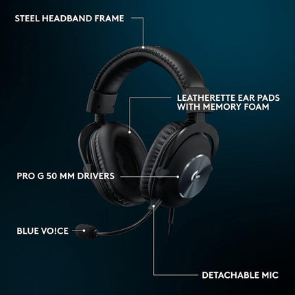 Logitech PRO X SE Wired Gaming Headset PC, Xbox, PS5/PS4 - Black