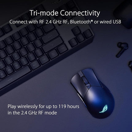Asus ROG GLADIUS III Wireless RGB Gaming Mouse - Black