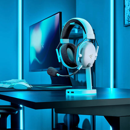 Razer Base Station V2 Chroma Headset Stand USB Hub - Mercury White
