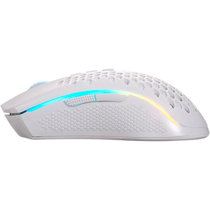 Redragon M808-KS Storm Pro Dual Mode Wired & Wireless RGB Gaming Mouse - White