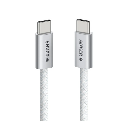 Anker Zolo USB-C to USB-C Cable 240 W Braided, White