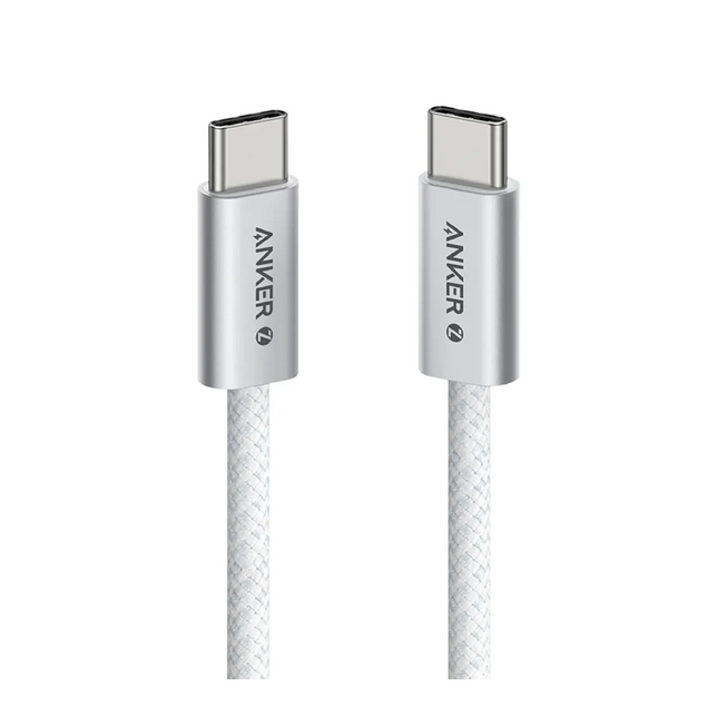 Anker Zolo USB-C to USB-C Cable 240 W Braided, White
