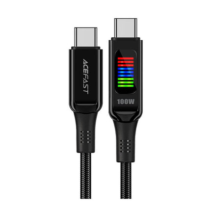 ACEFAST 100 W Type-C To Type-C Cable , 1.2 M - Black